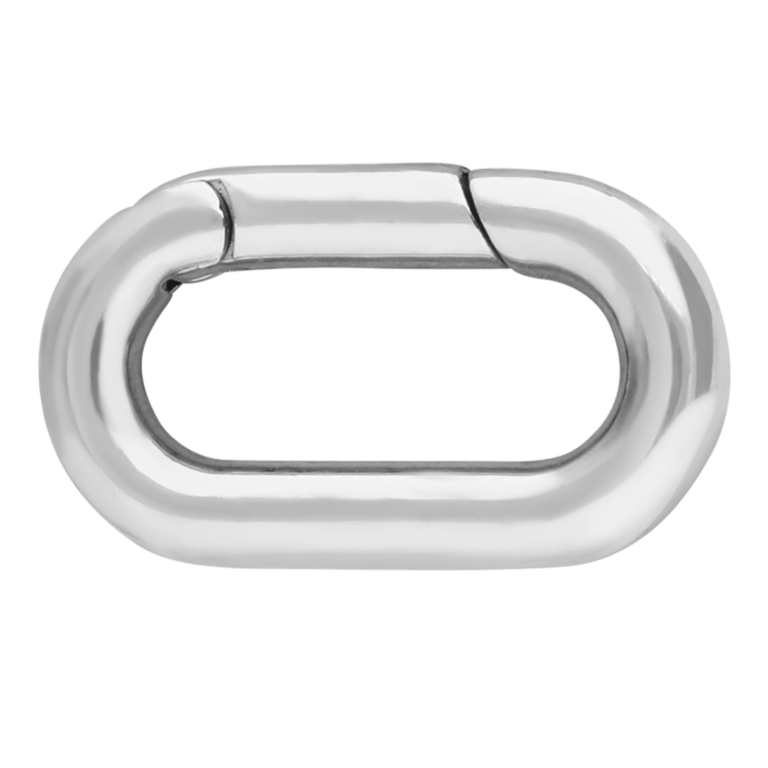 Stainless steel bedel sluiting ovaal