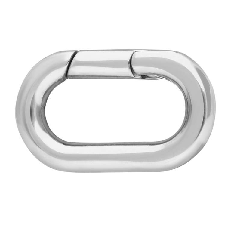 Stainless steel bedel sluiting ovaal