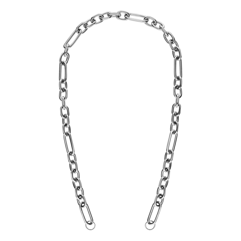 Stainless steel bedel ketting figaro