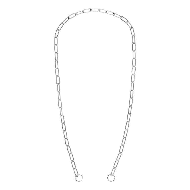 Stalen bedel ketting closed forever