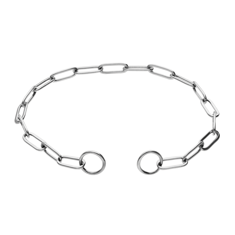 Stainless steel bedel armband closed forever