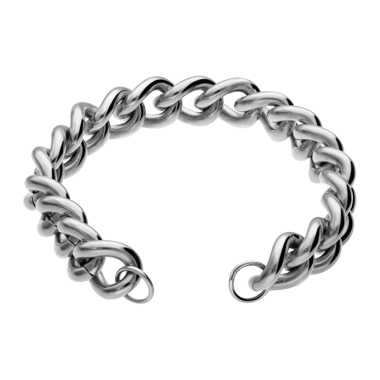 Stalen bedelarmband gourmet