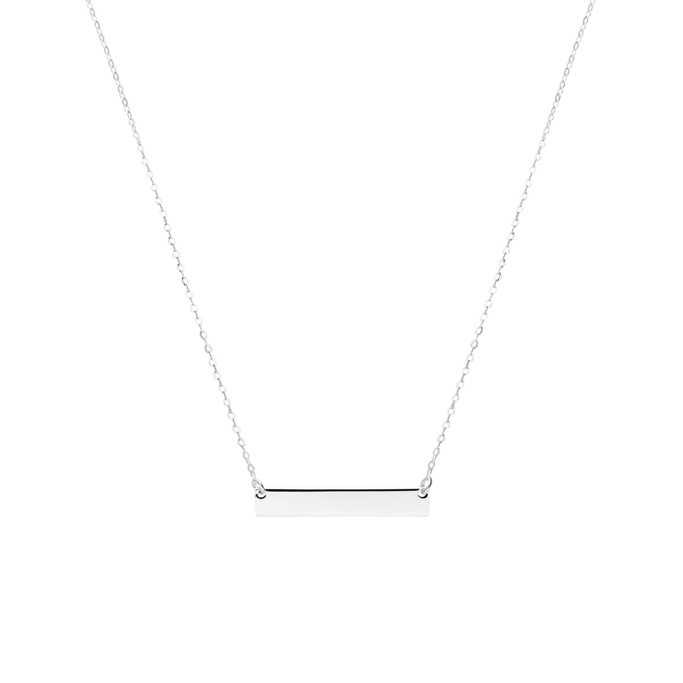 Halskette aus 925er Silber, Stab