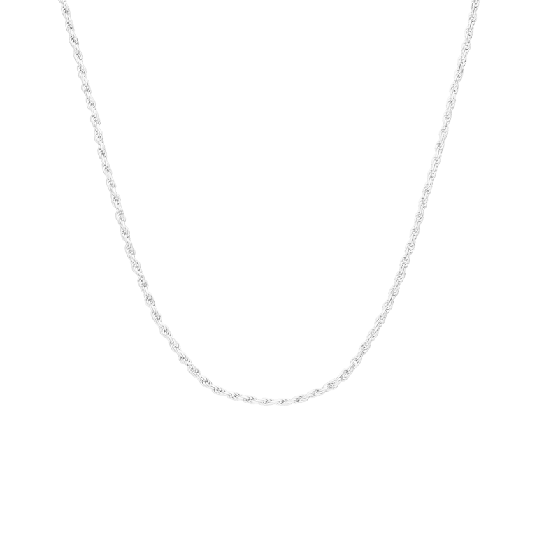 Kordelhalskette aus 925er Silber für Damen