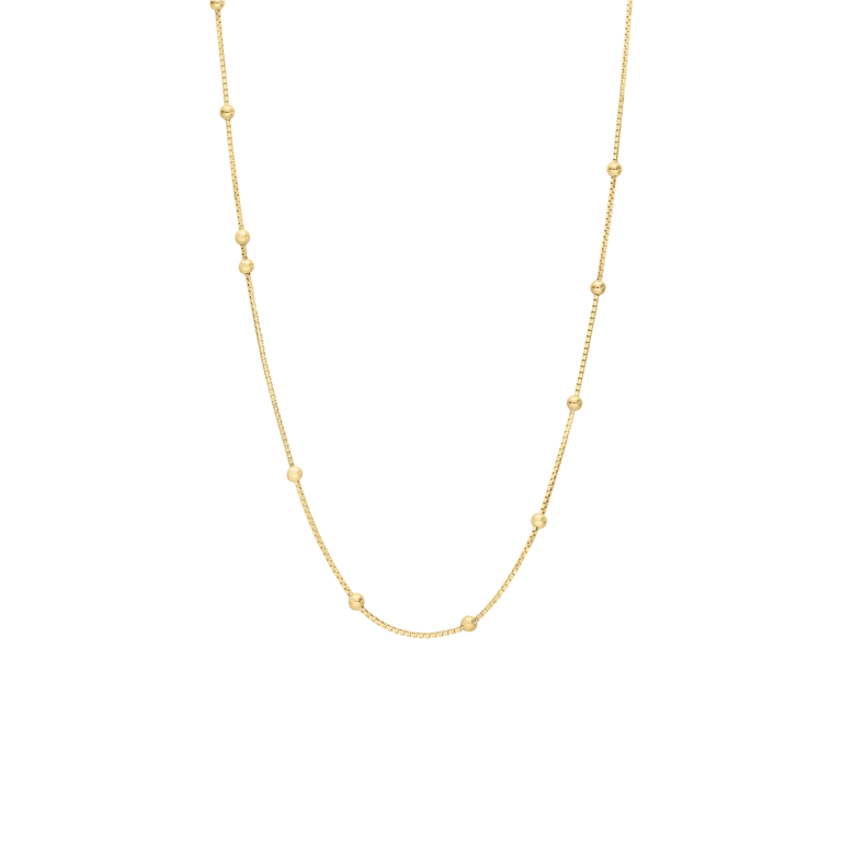 Zilveren goldplated ketting 