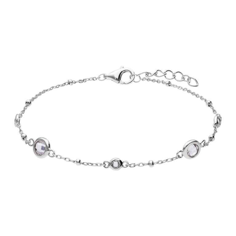 Armband aus 925er Silber, Zirkonia