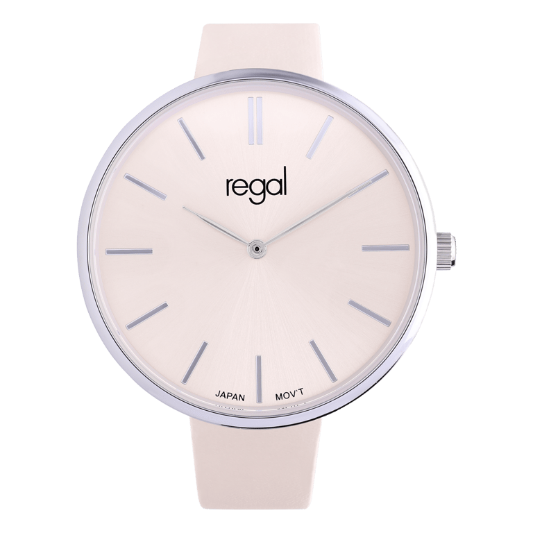 Regal dames horloge met peach band