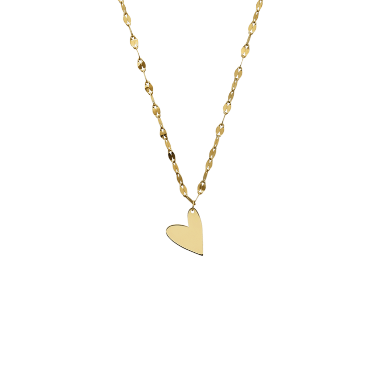 9 karaat ketting hart