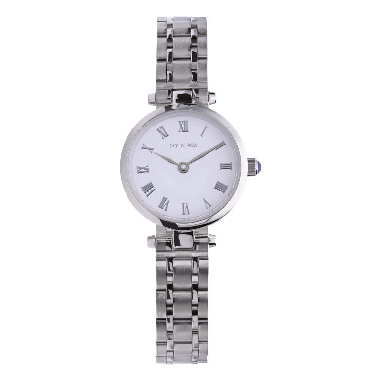 IVY N ROX stalen horloge met romeinse cijfers