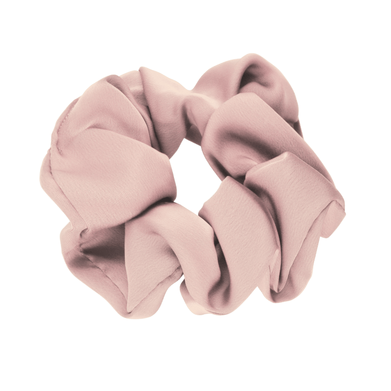 Roze scrunchie