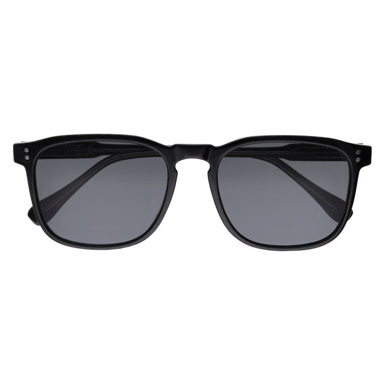 Schwarze quadratische Sonnenbrille
