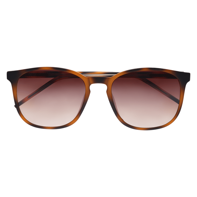 Braune Sonnenbrille mit Pantherprint