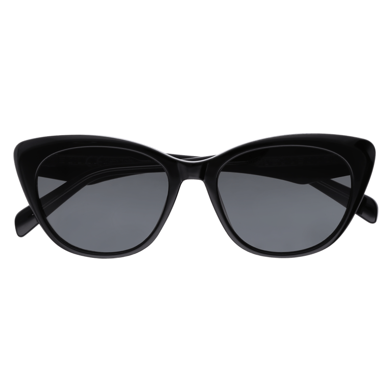 Schwarze Cateye-Sonnenbrille