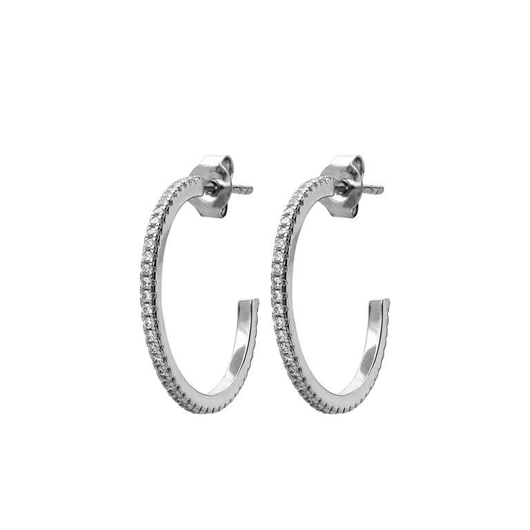 Ohrringe aus 925er Silber mit Zirkonia