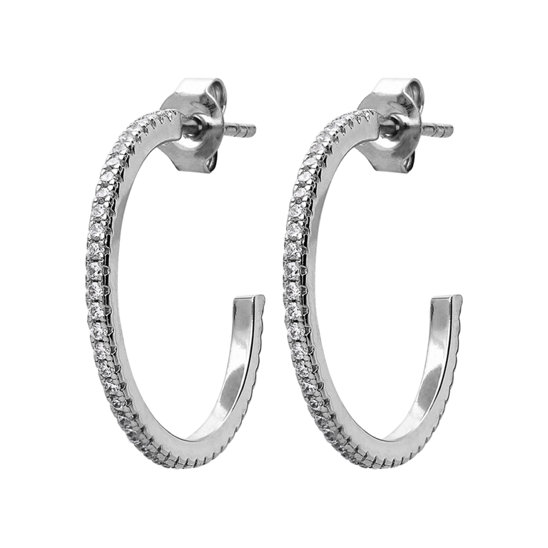Ohrringe aus 925er Silber mit Zirkonia