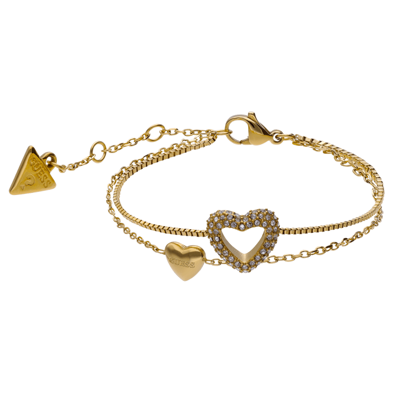 Guess Stalen goldplated armband BELOVED