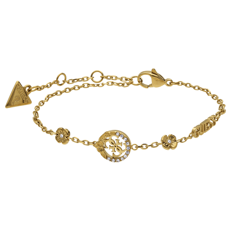 Guess Edelstahl goldplattiertes Armband 4 LOVE