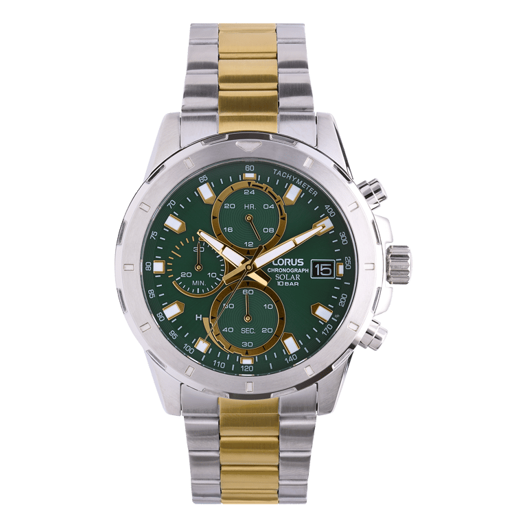 Lorus Solar Heren Horloge Bicolor RZ605AX9
