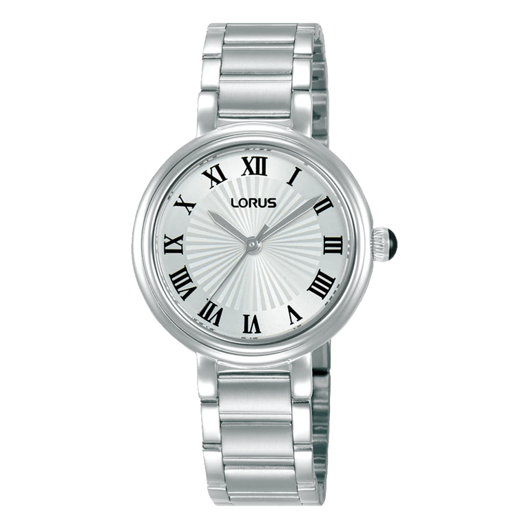 Lorus Minimalistische Damen Uhr Silberfarben RG207YX9