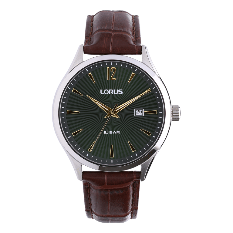 Lorus Heren Horloge Bruin Leer RH995RX9