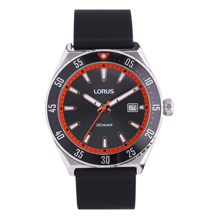 Lorus Sportief Heren Horloge Zwart RS959DX9
