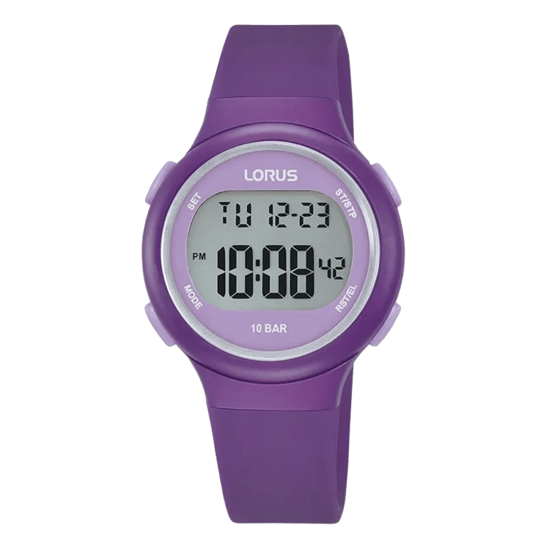 Lorus Sport Digitaal Kinder Horloge Paars R2339QX9