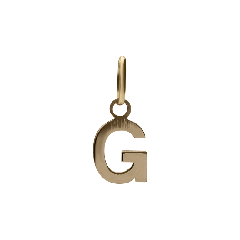 14 Karat Gold Buchstabenanhänger Alphabet