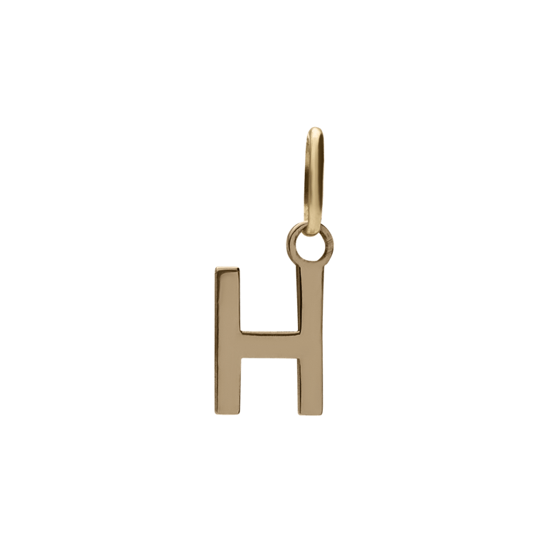 14 karaat gouden letter hanger alfabet