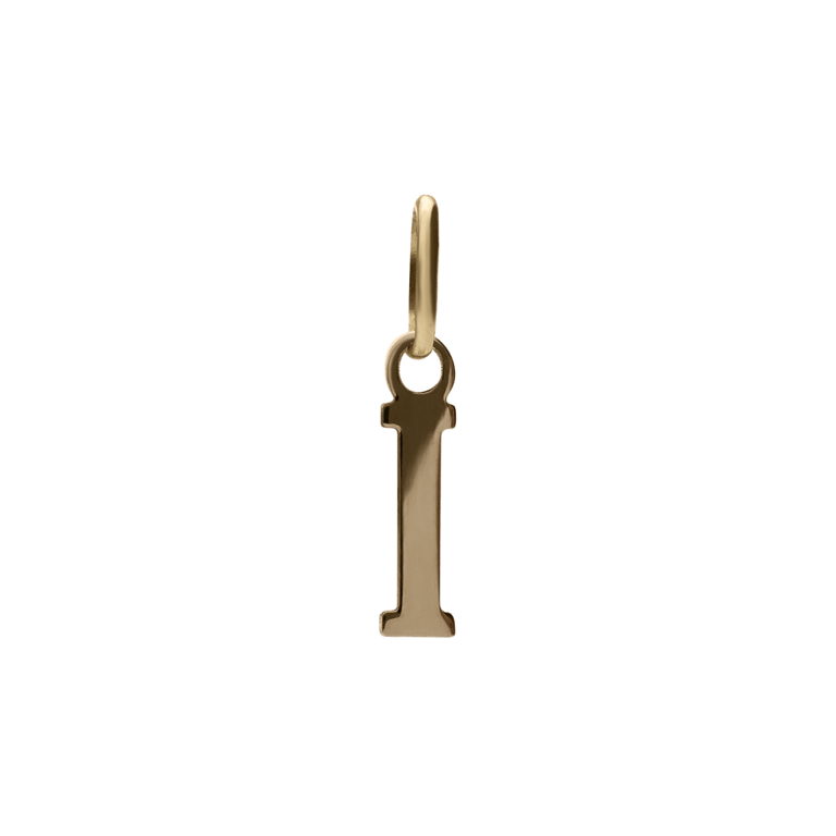 14 Karat Gold Buchstabenanhänger Alphabet