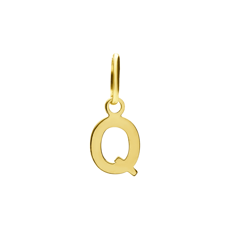 14 Karat Gold Buchstabenanhänger Alphabet