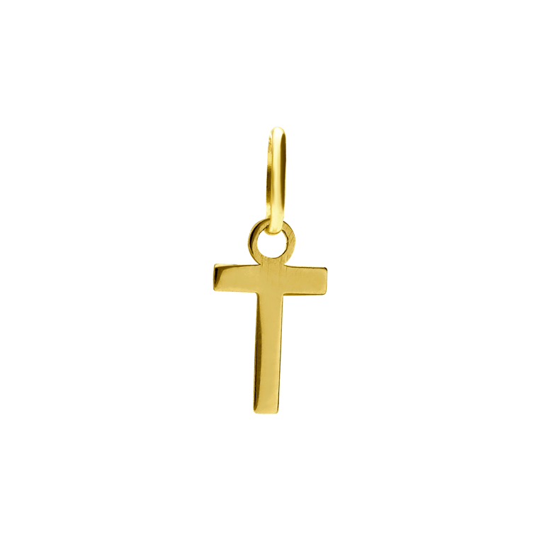 14 Karat Gold Buchstabenanhänger Alphabet