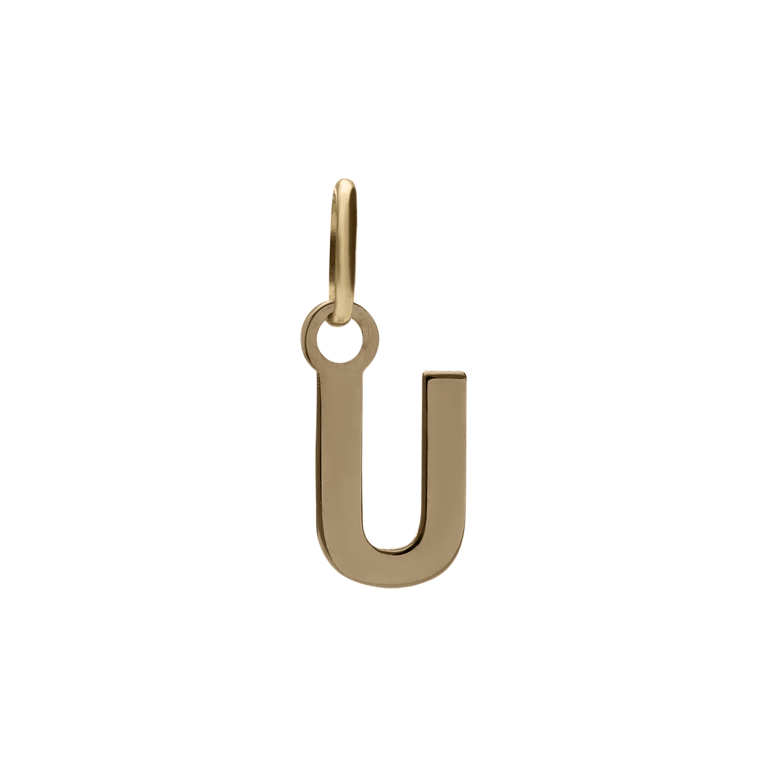 14 Karat Gold Buchstabenanhänger Alphabet