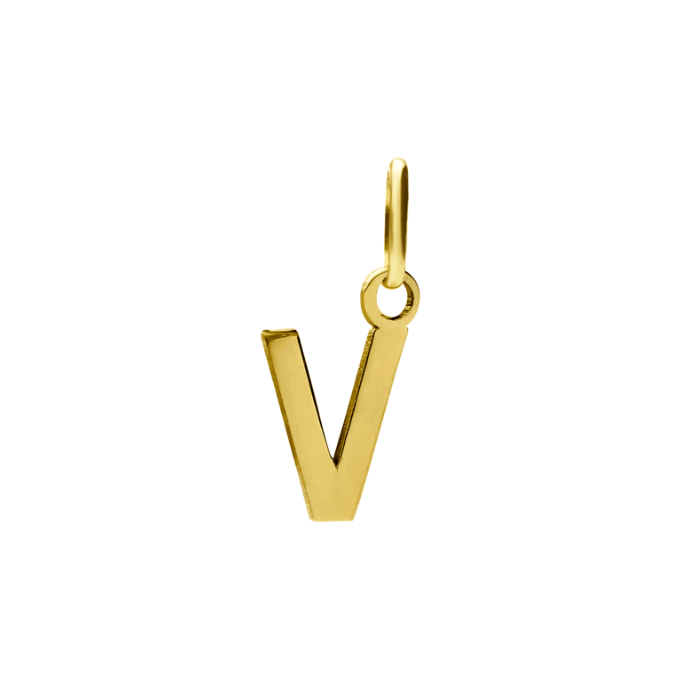 14 Karat Gold Buchstabenanhänger Alphabet