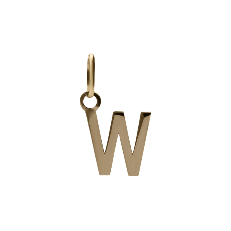 14 Karat Gold Buchstabenanhänger Alphabet