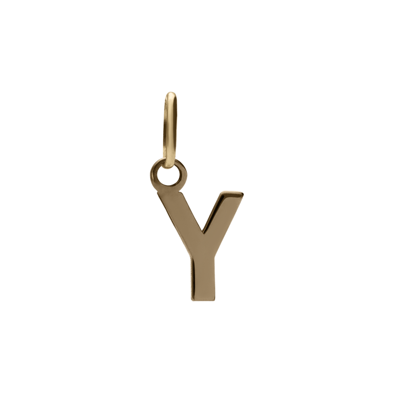 14 Karat Gold Buchstabenanhänger Alphabet