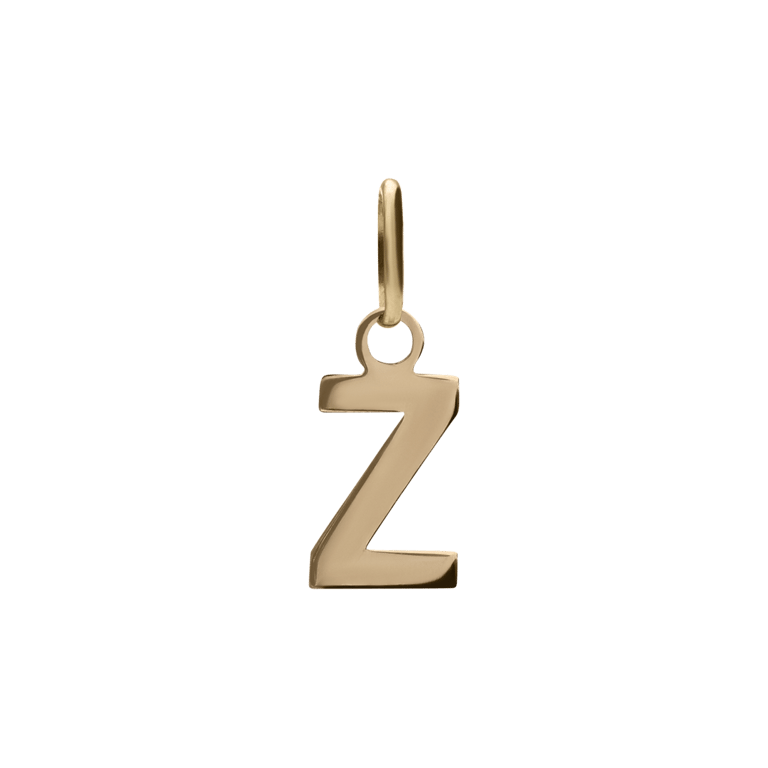 14 Karat Gold Buchstabenanhänger Alphabet