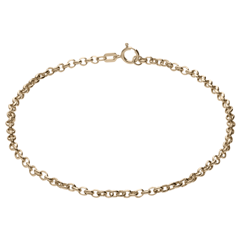 14 karaat geelgouden armband jasseron schakel