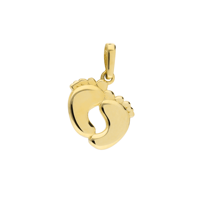 9 Karat Anhänger Babyfüße