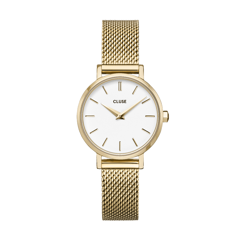 CLUSE – Boho Chic Uhr goldfarbenes Mesh