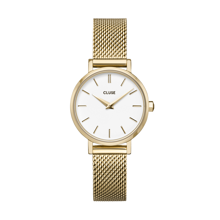 CLUSE - Boho Chic horloge goudkleurig mesh