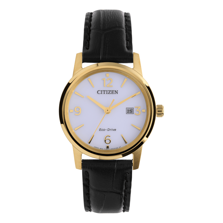 Citizen leren dameshorloge EW2722-01A