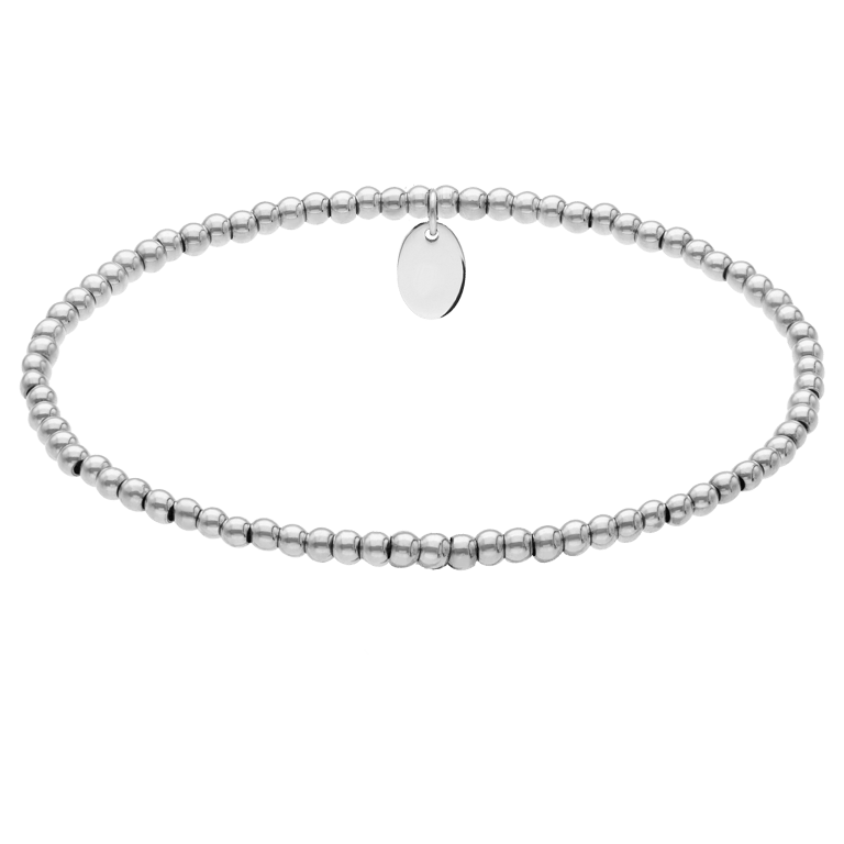 Stainless steel kralenarmband voor dames