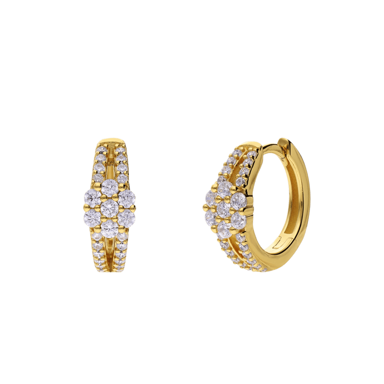 Goldplated oorbellen voor dames