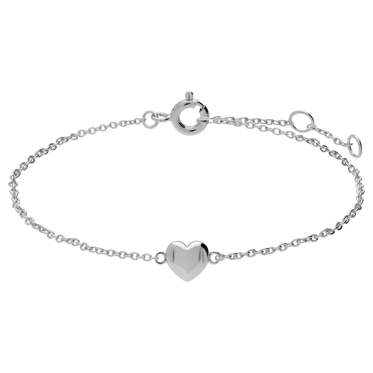 Zilveren fantasiearmband voor dames met zirkonia