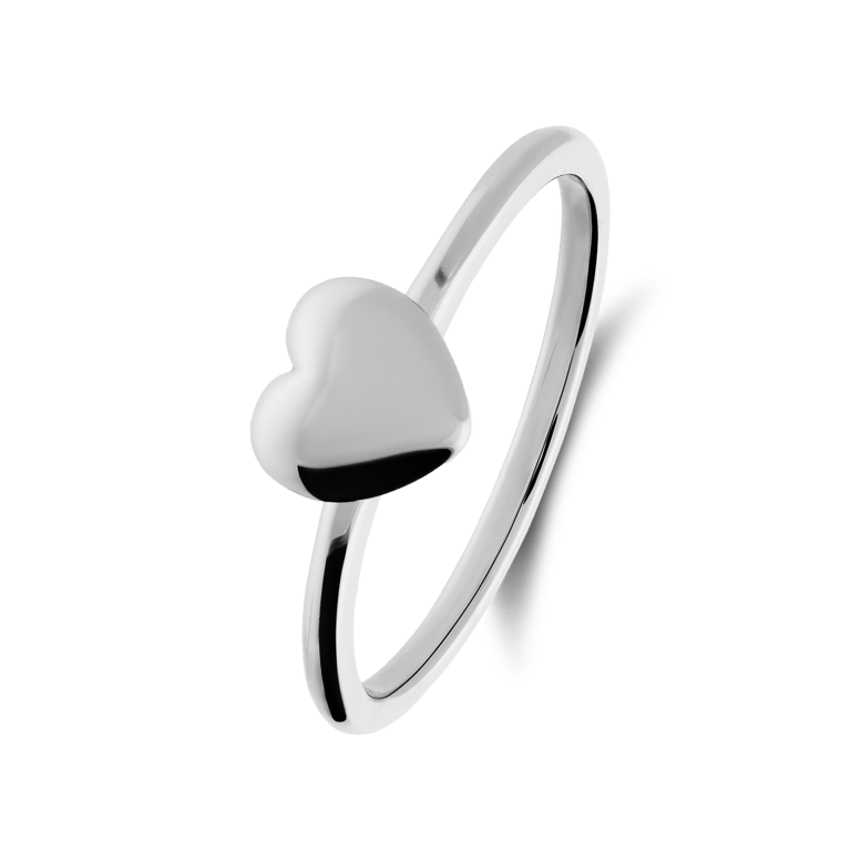 Zilveren ring zonder stenen voor dames