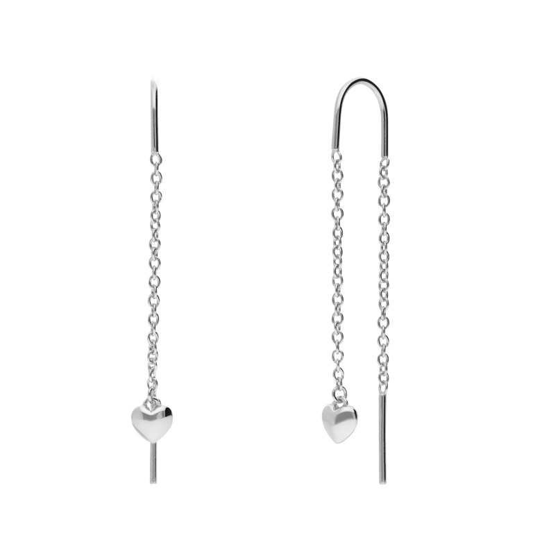 Zilveren oorhangers voor dames