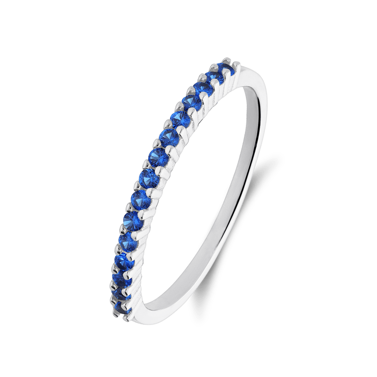 Silberner Ring mit Zirkonia für Damen