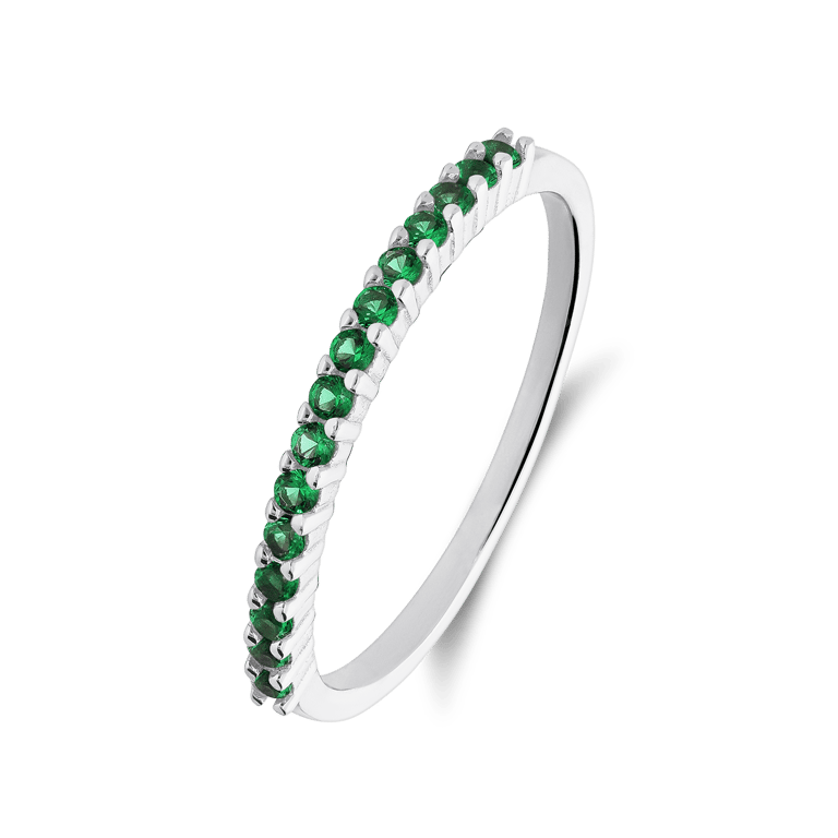 Silberner Ring mit Zirkonia für Damen