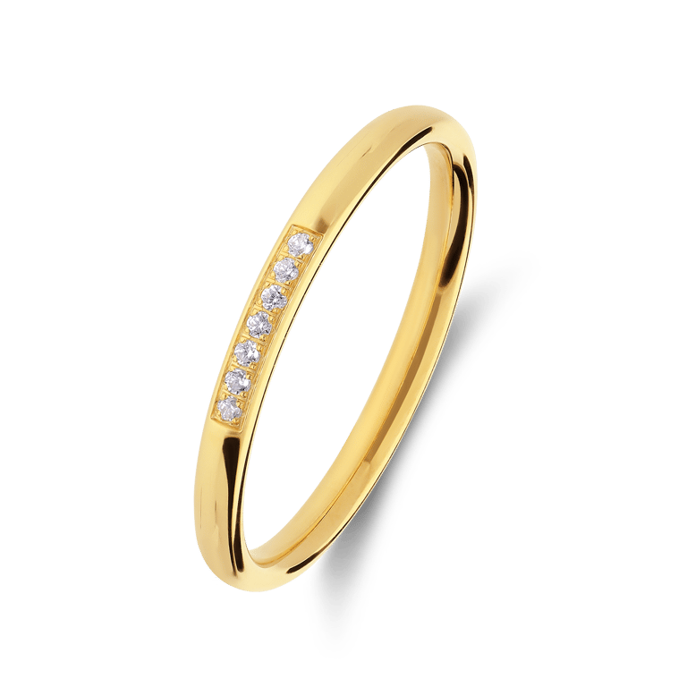 9 karaat trouwring Hyacint H244