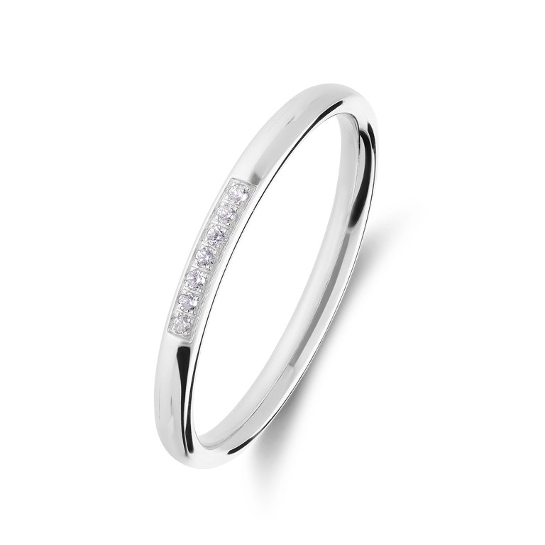 9 karaat trouwring Hyacint H245